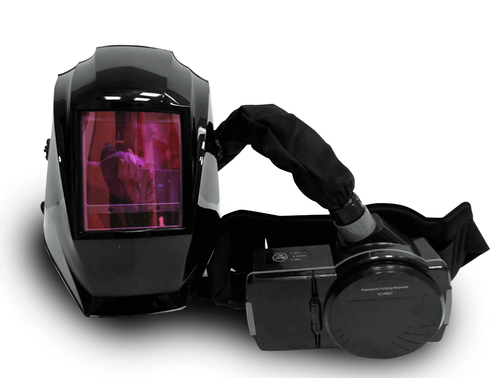 Syrius Titan OXY frisslevegős automata hegesztőpajzs true color színhű filterrel